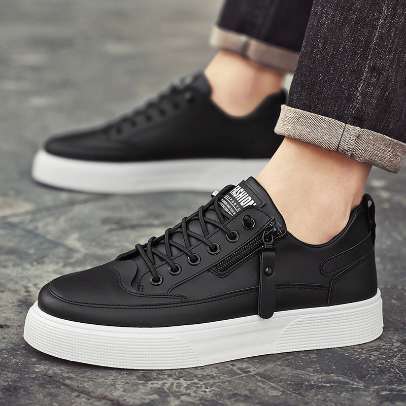 Hudson Leather Sneakers: comfortable men's everyday wear.