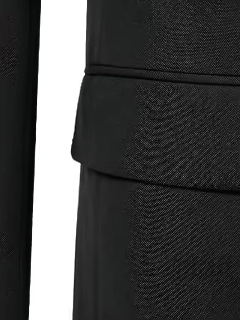 Sharp men's slim fit formal suit for an elegant special occasion look.
