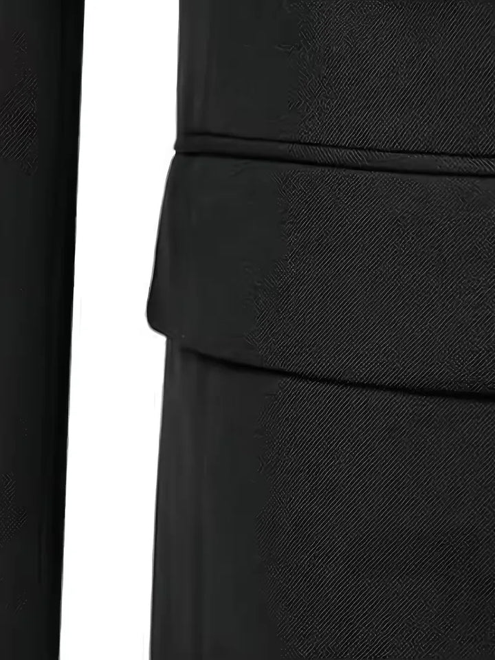 Sharp men's slim fit formal suit for an elegant special occasion look.