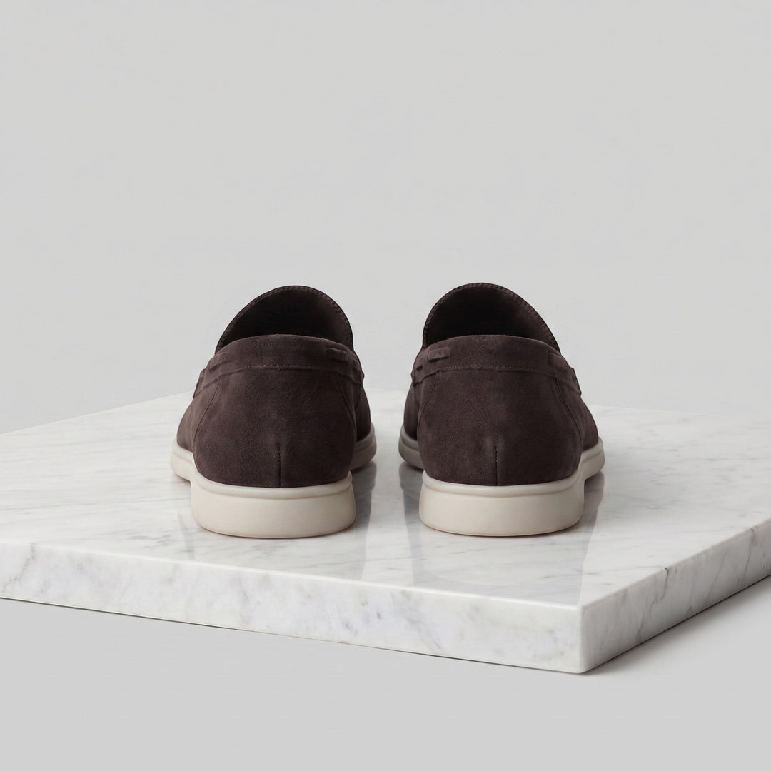 Modern men's slip-on shoes, comfortable loafers for a sharp, sophisticated look.