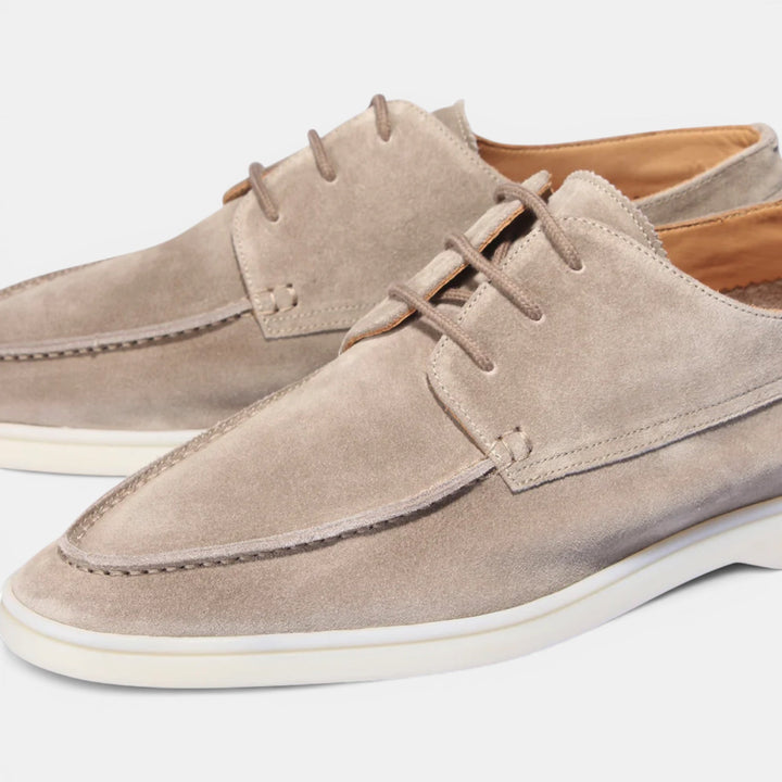 Dark brown mens dressy casual loafers, slip-on comfort, essential for a stylish and practical wardrobe.