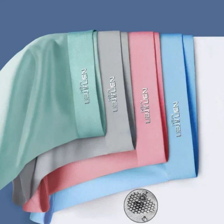 Men's breathable boxers 4-pack for ultimate comfort. Moisture-wicking underwear multipack for daily wear.