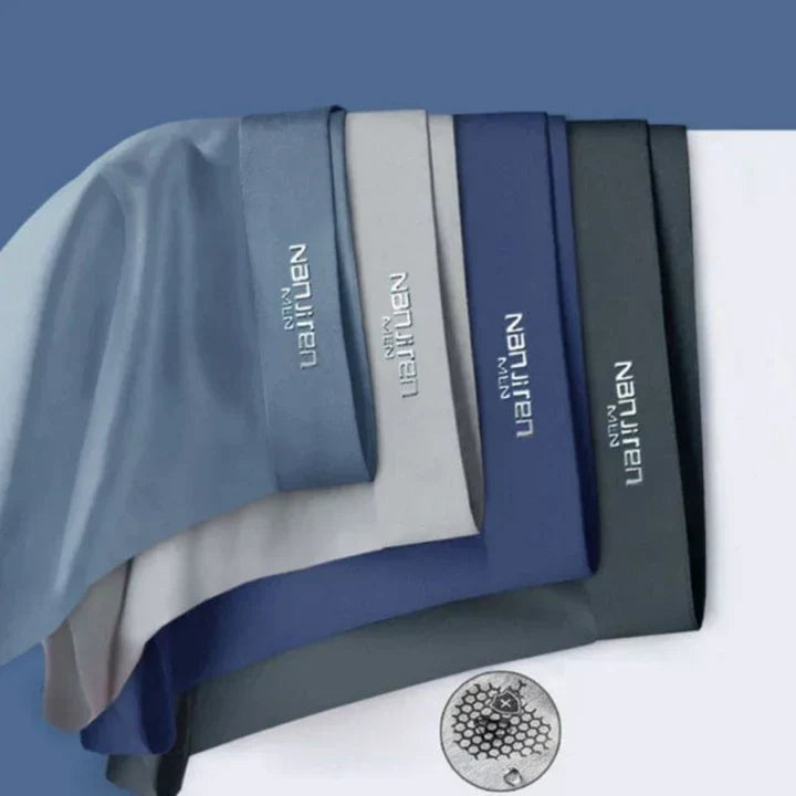 Value 4-pack men's breathable boxers. Comfortable, moisture-wicking underwear for daily essential support.