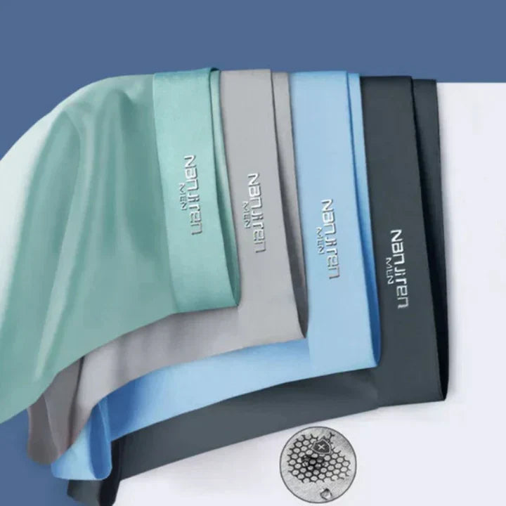 Men's 4-pack breathable, moisture-wicking boxers. Ultimate comfort & support underwear for men.