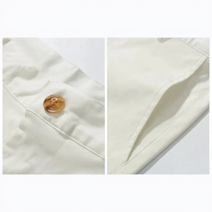 High-quality men's breathable chino shorts, providing comfort and tailored style for summer fashion.