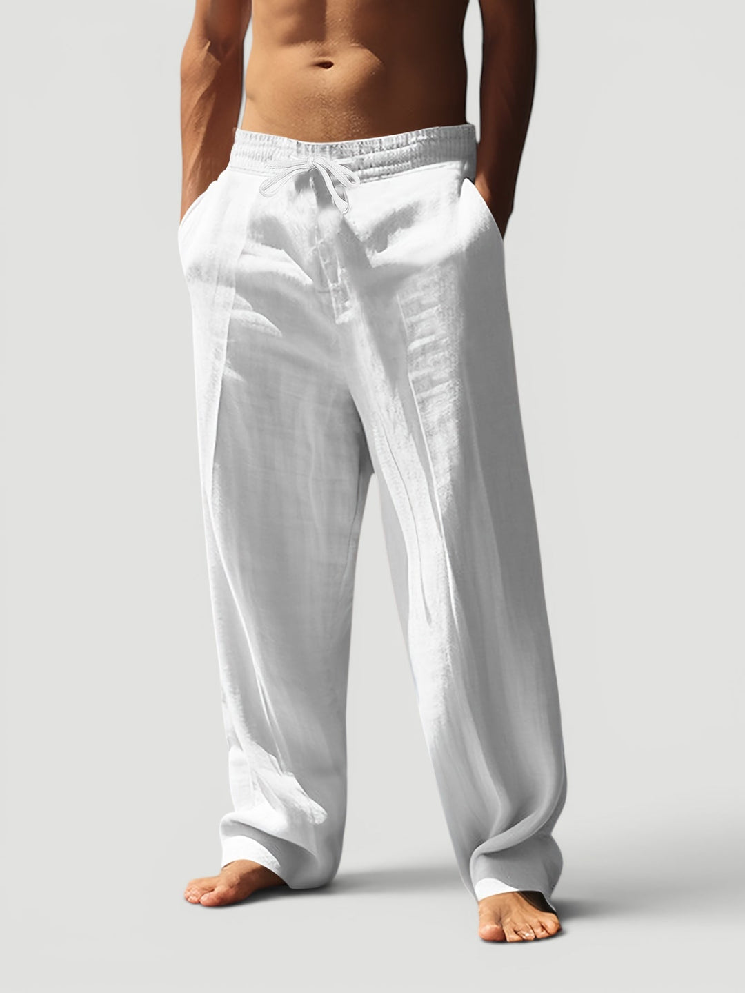 Breathable men's comfort trousers for spring, summer & fall fashion. Easy, stylish menswear.