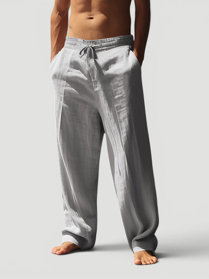 Everyday men's breathable trousers for a relaxed fit & ultimate comfort. Drawstring style.