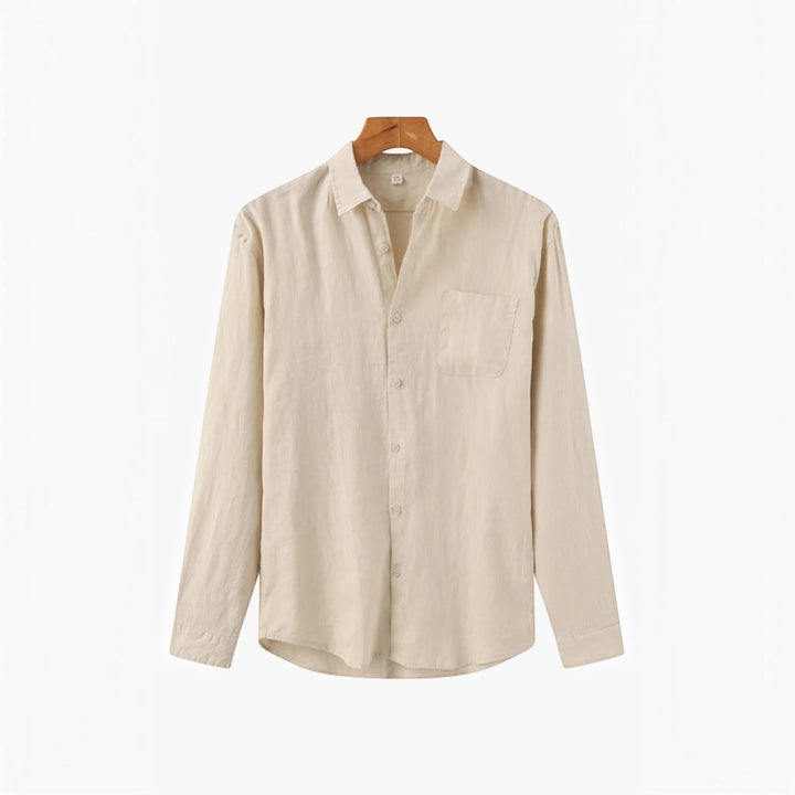 Men's breathable everyday comfort shirt, perfect for summer casual & resort wear.