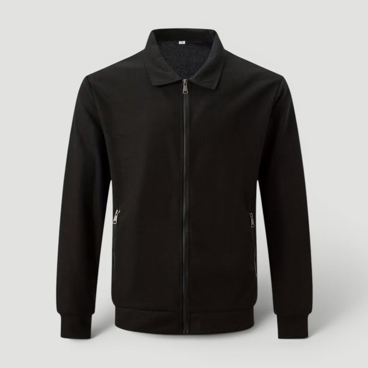 Spring men's lightweight breathable jacket, perfect for casual or smart casual outerwear for men.