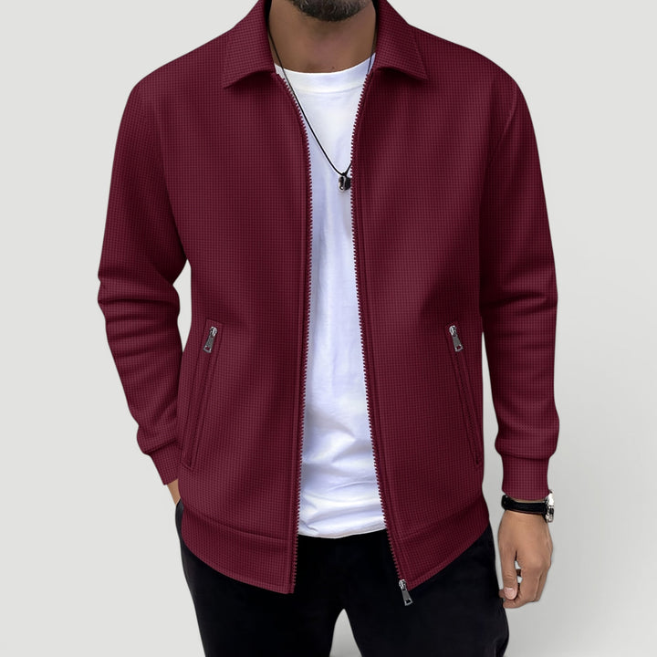 Modern men's lightweight casual jacket, breathable and versatile for daily comfort & style.