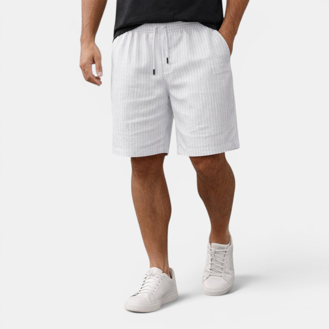 Men's breathable regular fit casual summer shorts for warm weather comfort.