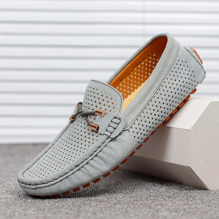 Lightweight breathable men's slip-on loafers, ultimate everyday comfort.