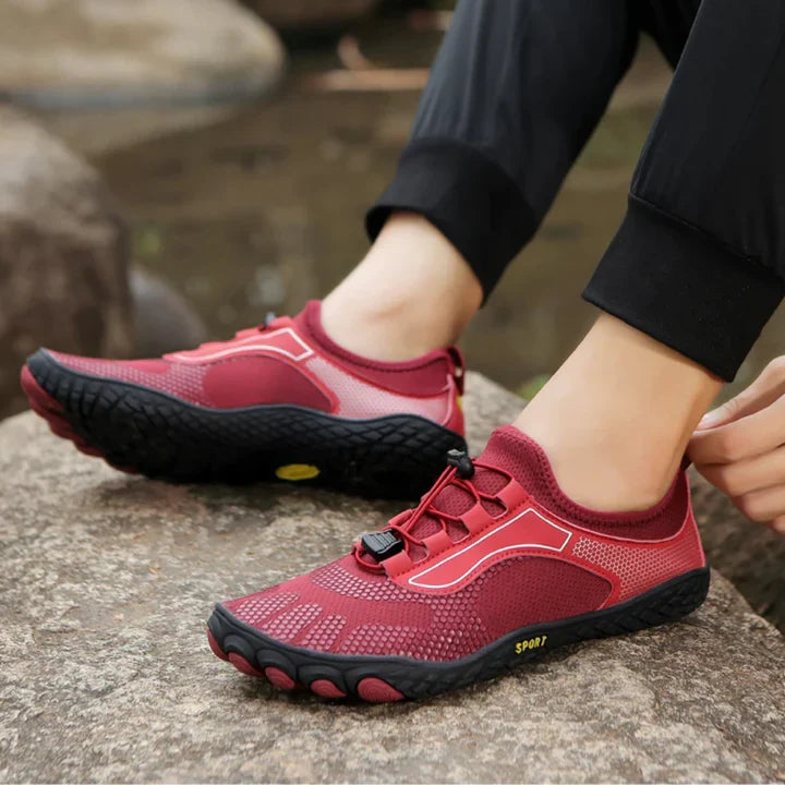 Versatile men's footwear: breathable, quick dry water shoes for active lifestyles.