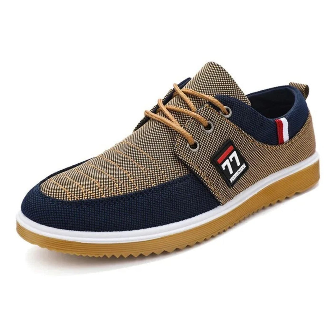 Comfortable men's orthopaedic lace-up shoes, designed for all-day foot support and casual wear.