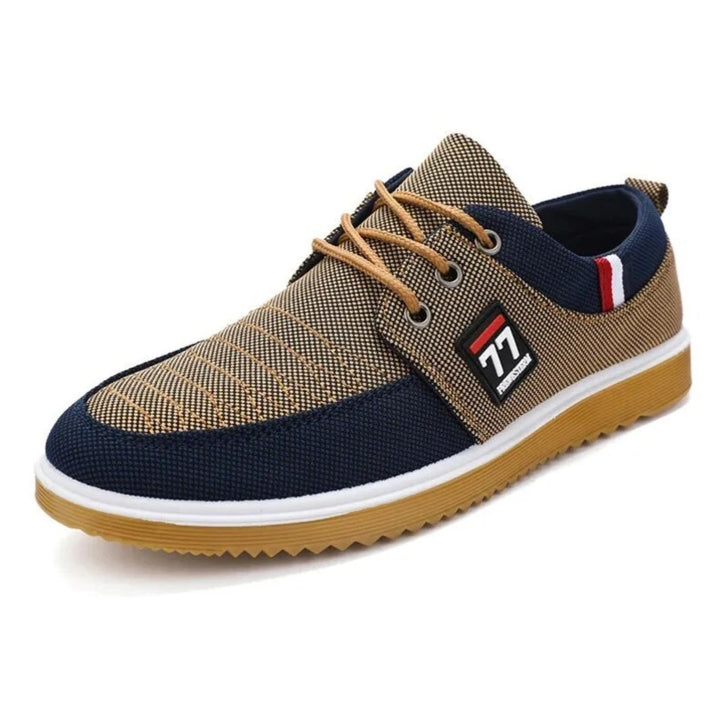 Comfortable men's orthopaedic lace-up shoes, designed for all-day foot support and casual wear.