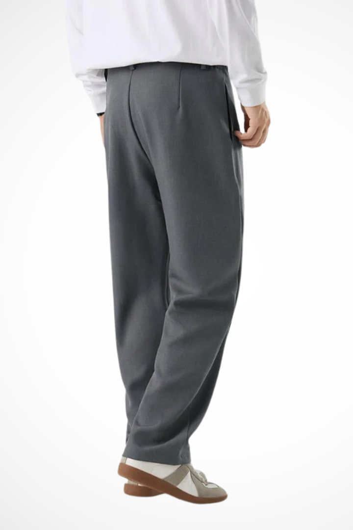 Stylish men's wide leg pants perfect for formal or smart casual wear