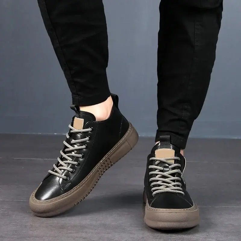 Everyday men's high-top trainers, durable canvas, offering timeless style & comfortable footwear.