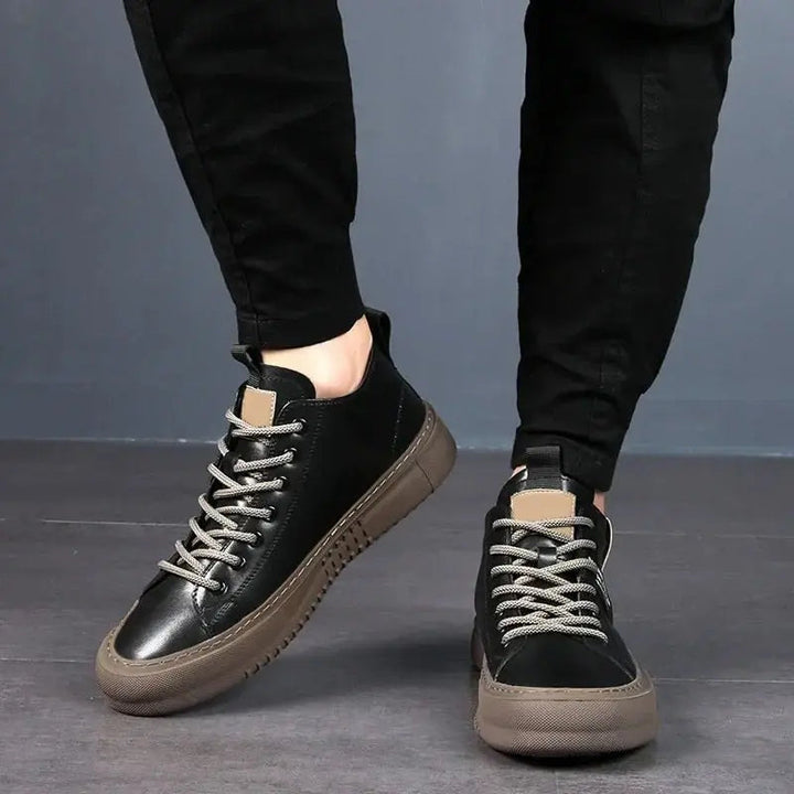 Everyday men's high-top trainers, durable canvas, offering timeless style & comfortable footwear.