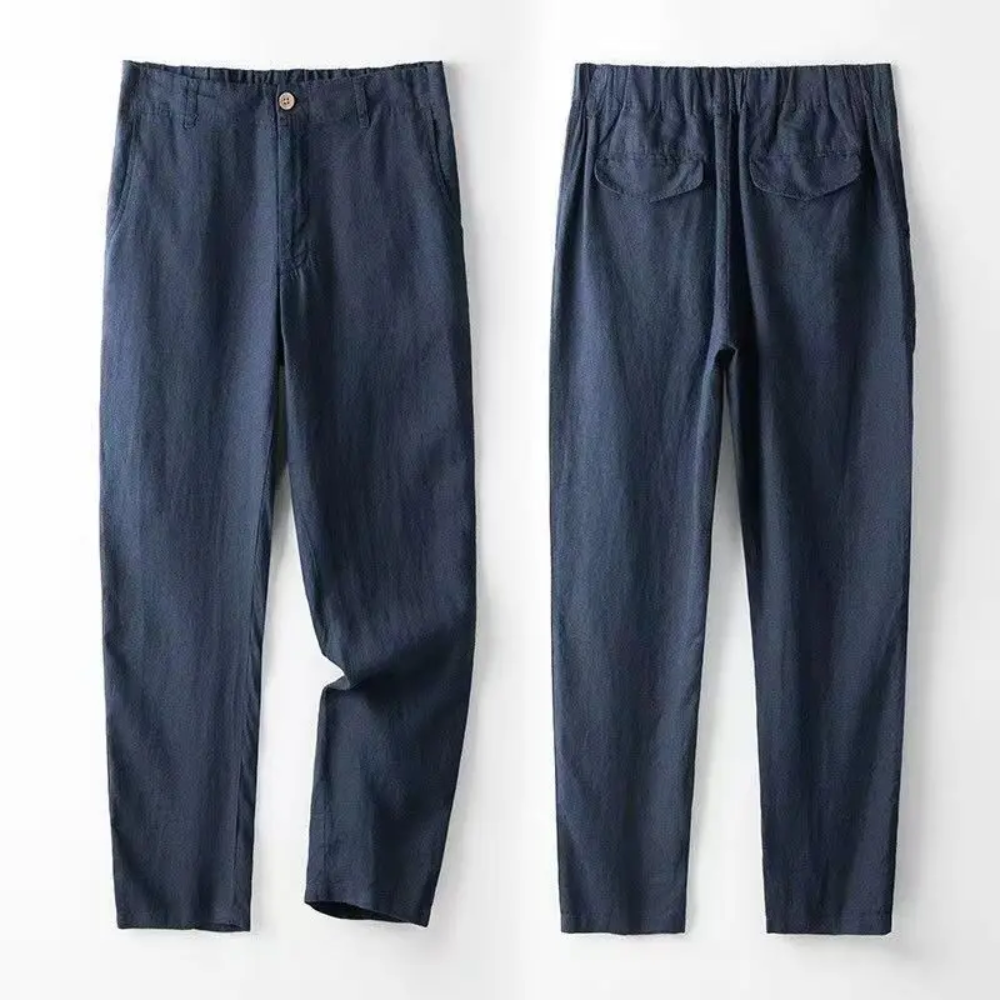 Men's Casual Button Cardigan & Trouser Set. Matching loungewear for relaxed summer days.
