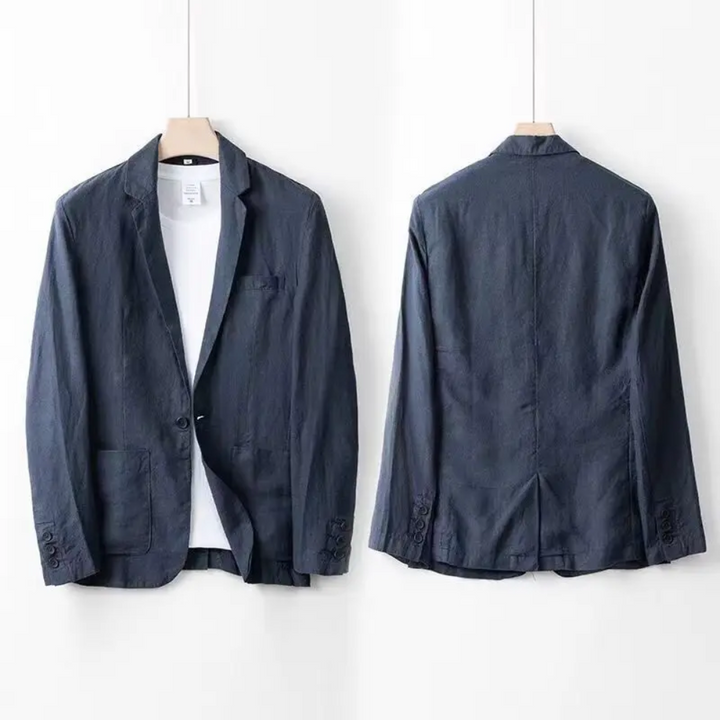 Men's Effortless Style Cardigan & Trouser Set. Comfortable smart casual two-piece outfit.