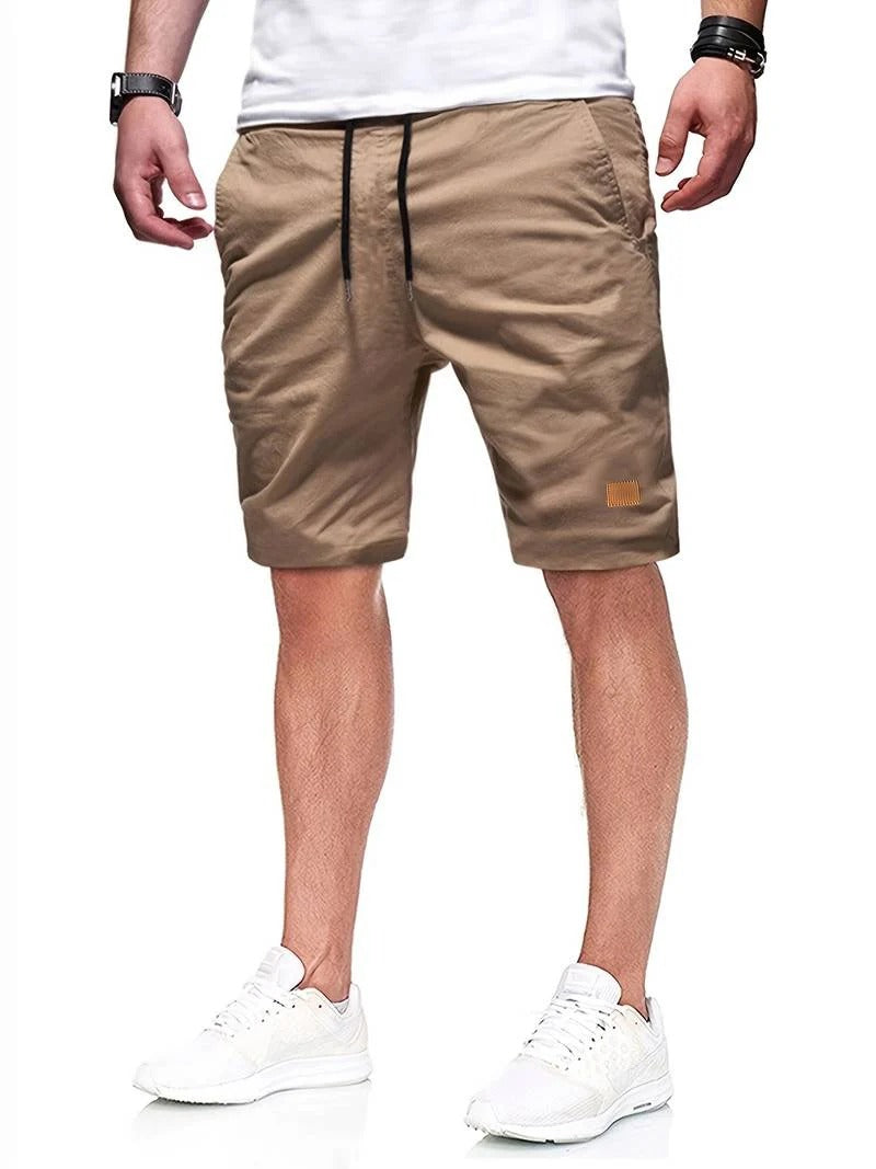 Men's casual drawstring shorts, relaxed fit for ultimate comfort and everyday wear.