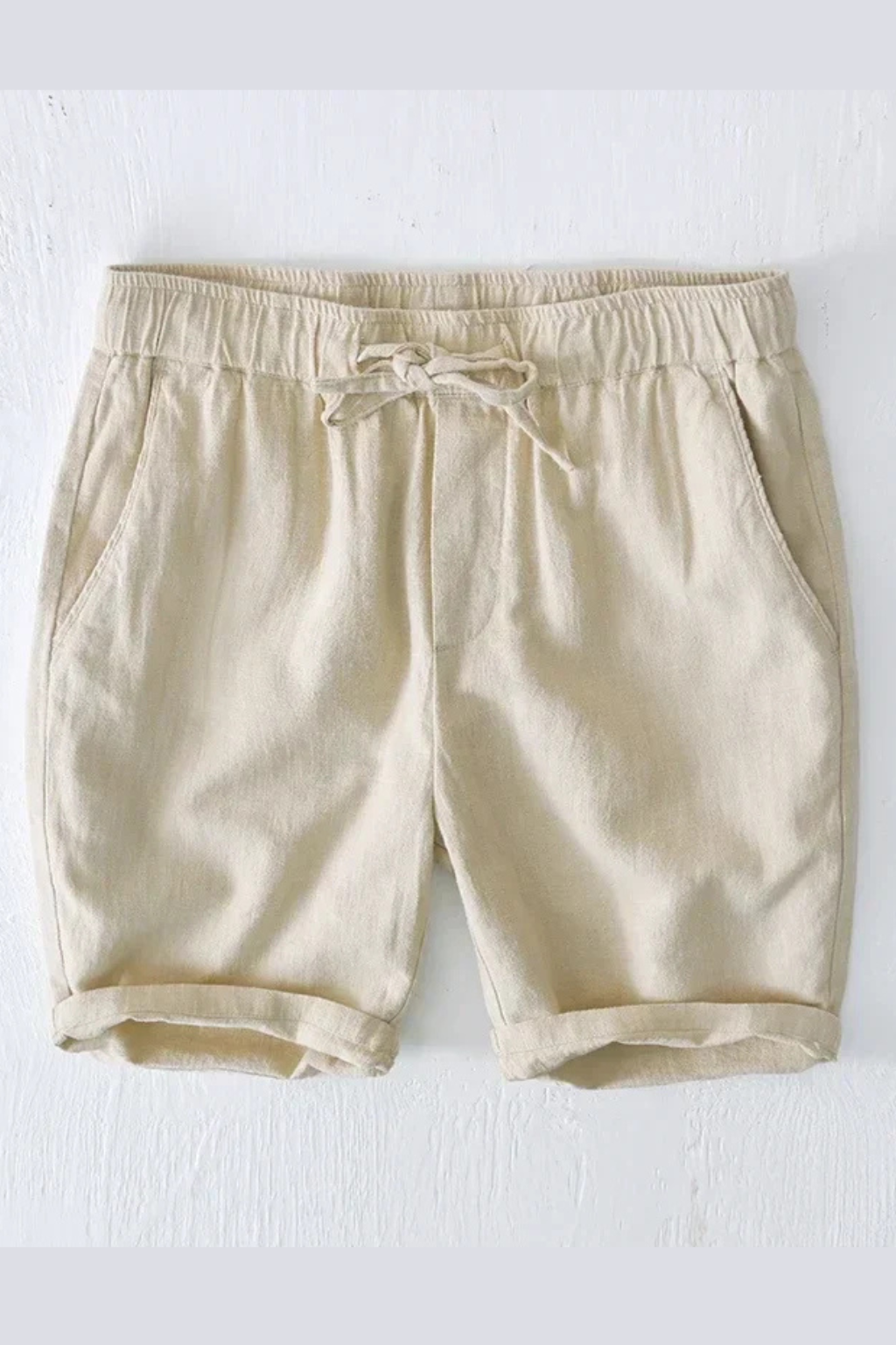 Stylish athleisure shorts for men, complete with drawstring and side pockets