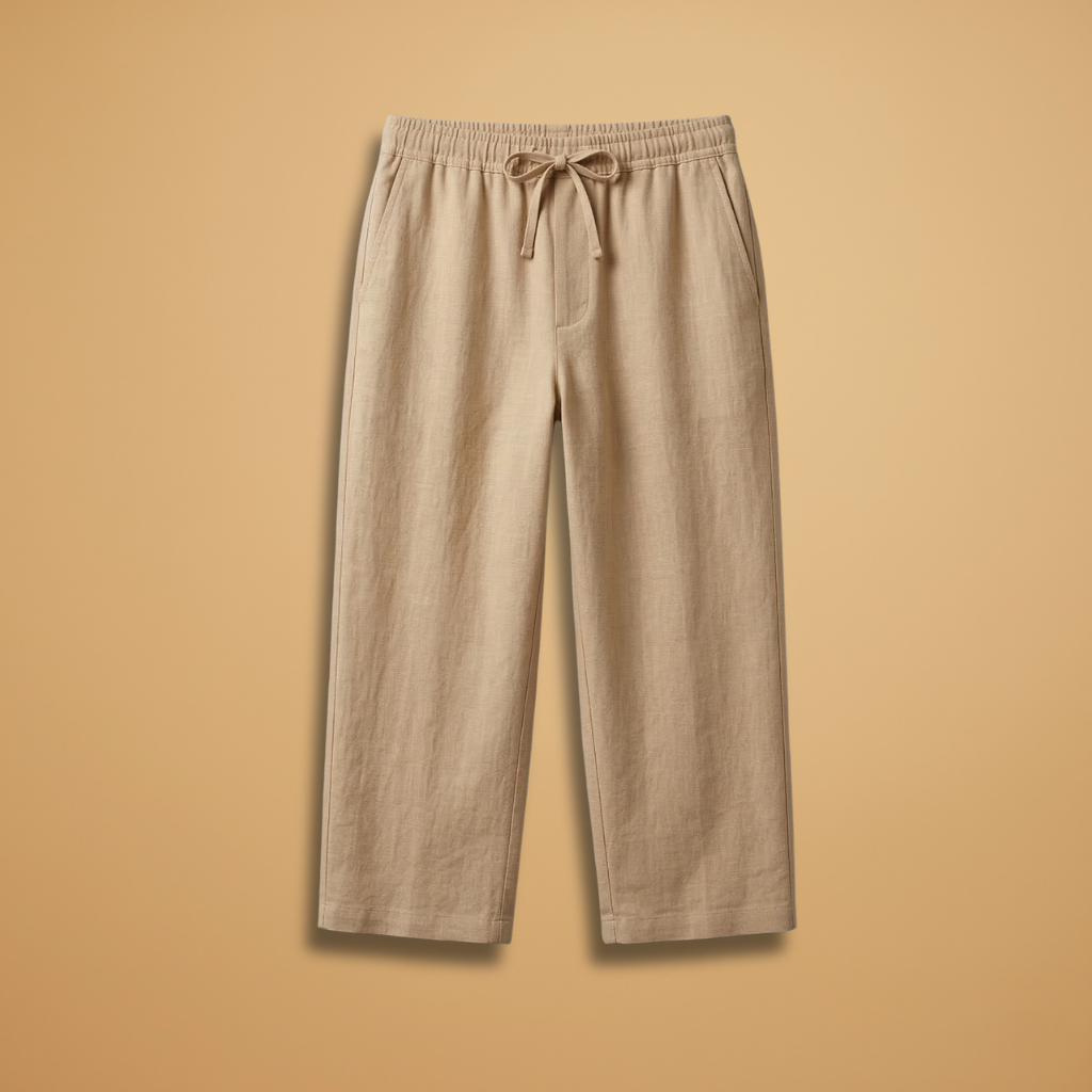 Men's casual drawstring shorts with side pockets for everyday wear.