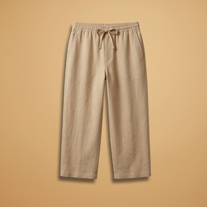 Men's casual drawstring shorts with side pockets for everyday wear.