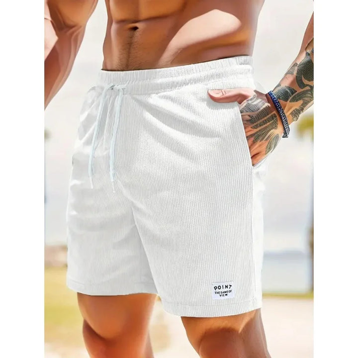 Lightweight men's summer shorts, ideal for warm weather & versatile casual outfits. Everyday relaxed fit.
