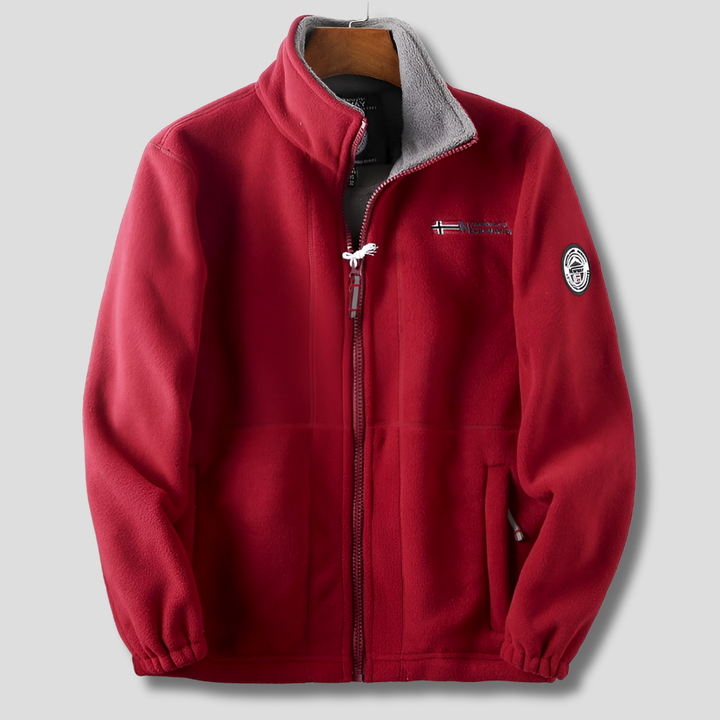 A men's full-zip fleece jacket. Soft, warm & breathable for casual outdoor wear and active pursuits.