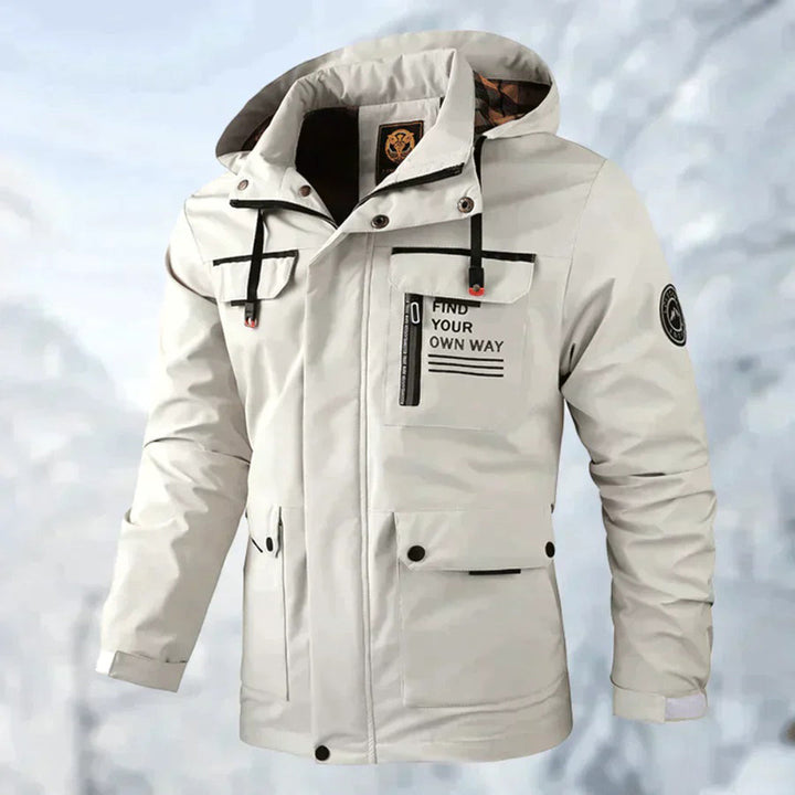 Men's casual hooded outdoor jacket, lightweight & versatile for everyday comfort. Spring/autumn outerwear.