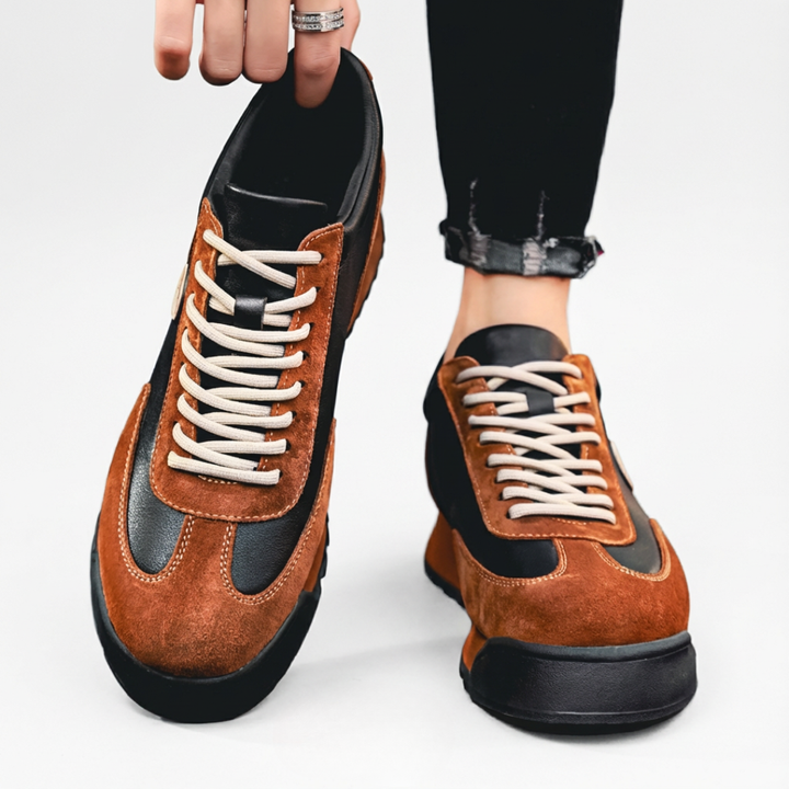 Men's casual lace-up trainers for everyday comfort. Durable smart casual sneakers, perfect for daily wear.