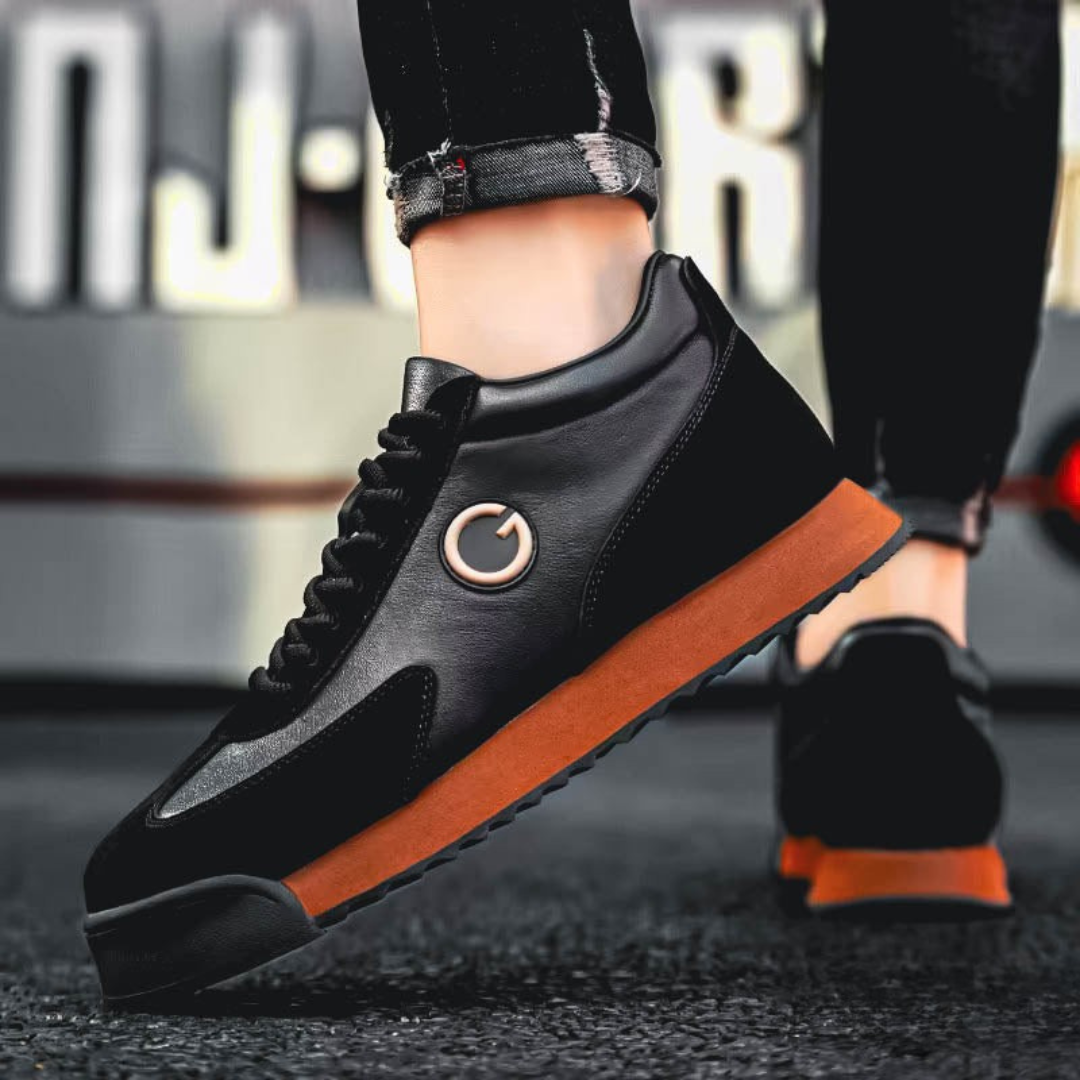 Durable men's casual sneakers with lace-up style for ultimate comfort and everyday wear. Smart casual footwear.
