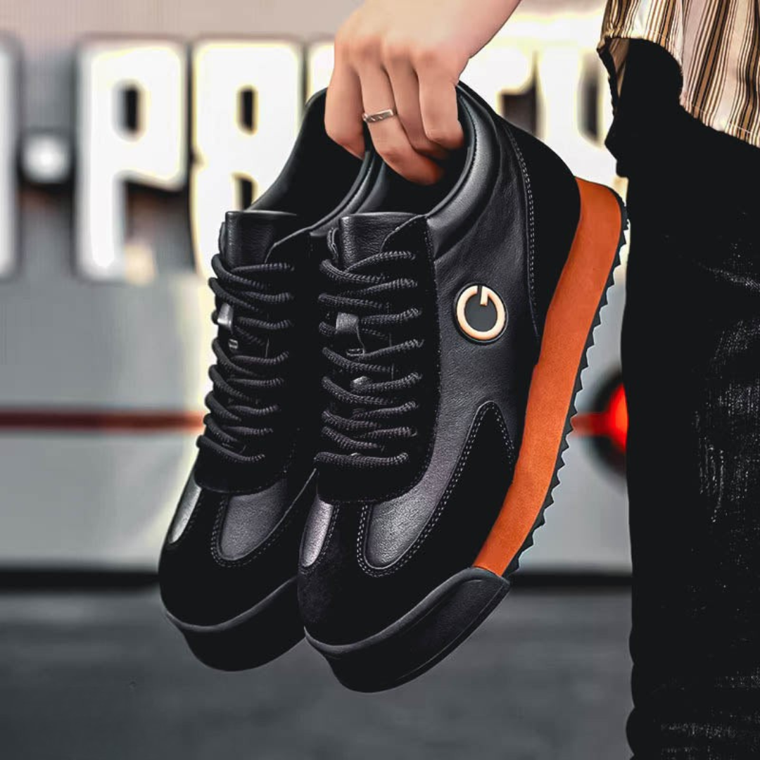 Men's comfortable lace-up casual trainers for everyday wear. Durable men's sneakers, perfect smart casual footwear.