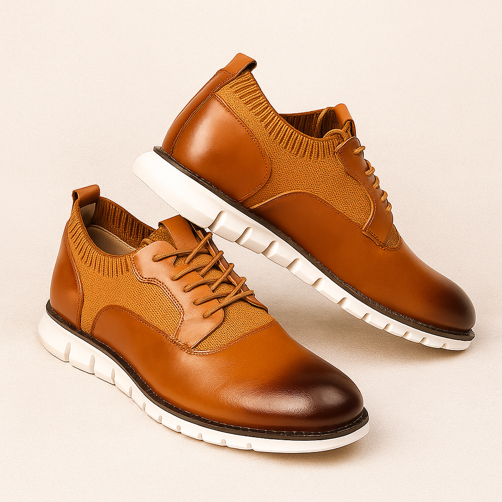 Versatile men's casual lace-up trainers. Ultimate comfort, stylish design for everyday use & walking.