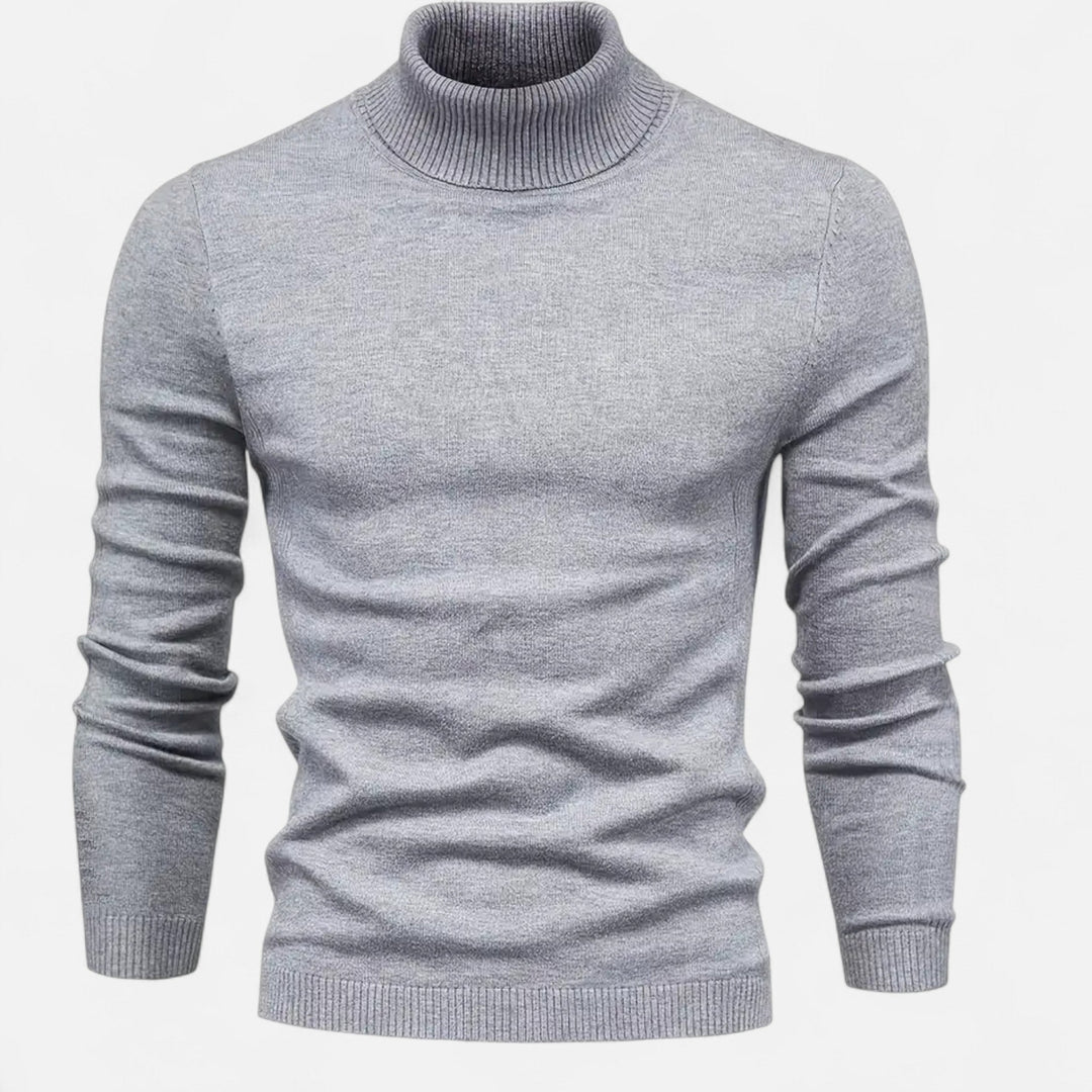 Experience winter fashion with this soft and cozy men's pullover sweater.