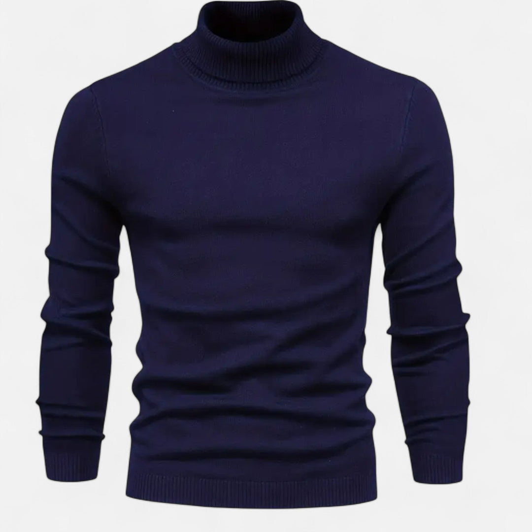 Elevate your everyday style with this chic men's lapel neck knit sweater.
