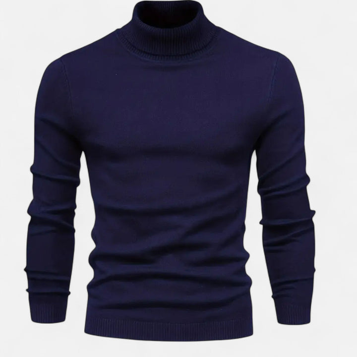 Elevate your everyday style with this chic men's lapel neck knit sweater.