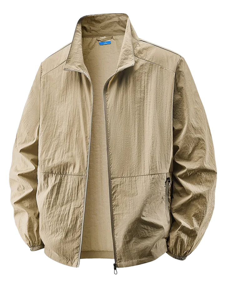Men's casual lightweight collar jacket, perfect for everyday comfort and versatile spring/fall outerwear.