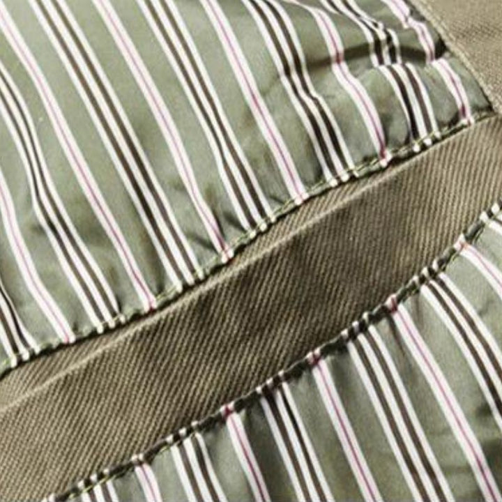 Front view of a men's lightweight blazer in a classic beige color.