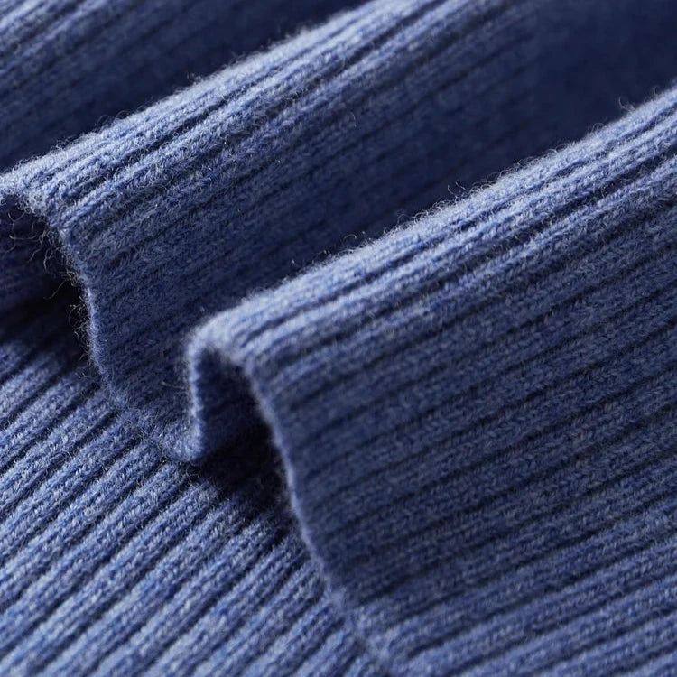 Men's casual long sleeve polo sweater, a versatile knit top for smart casual & everyday outfits.