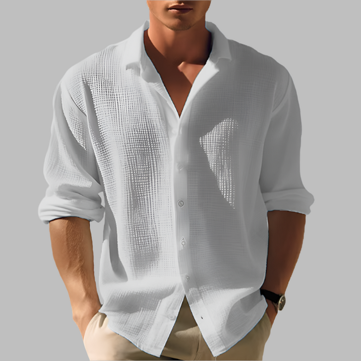 Breathable men's shirt, ideal for a comfortable and stylish casual look