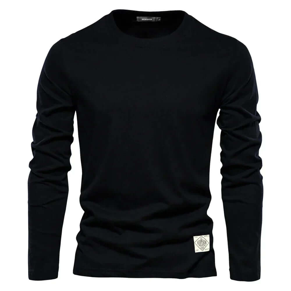 Everyday wear men's long sleeve top, a comfortable and versatile layering piece.