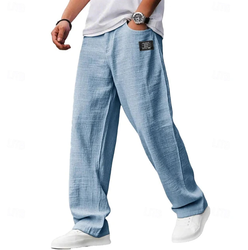 Men's casual loose-fit everyday pants for ultimate comfort. Versatile trousers for daily relaxed style.