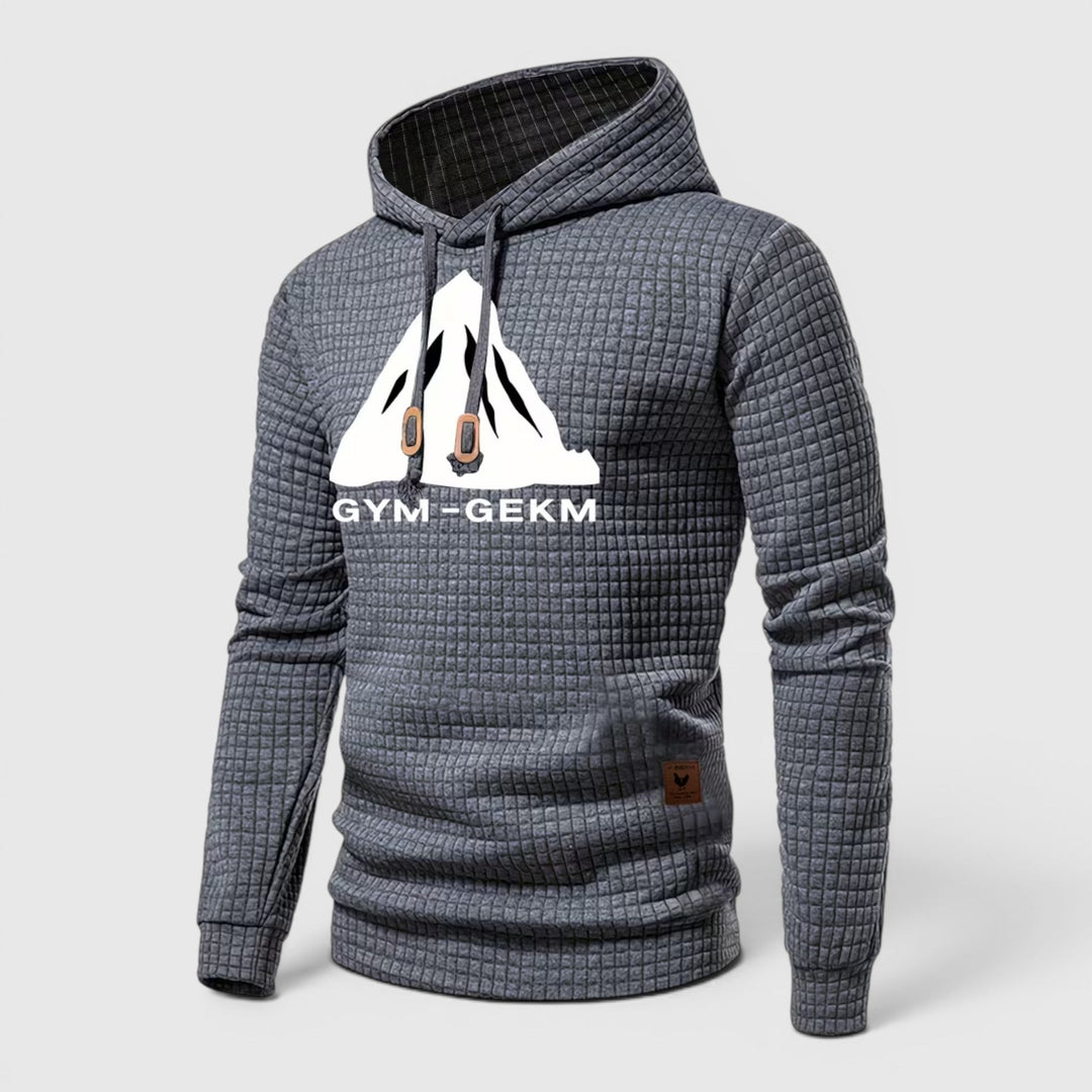 Comfortable men's casual hoodie, a versatile pullover for fall & winter style.
