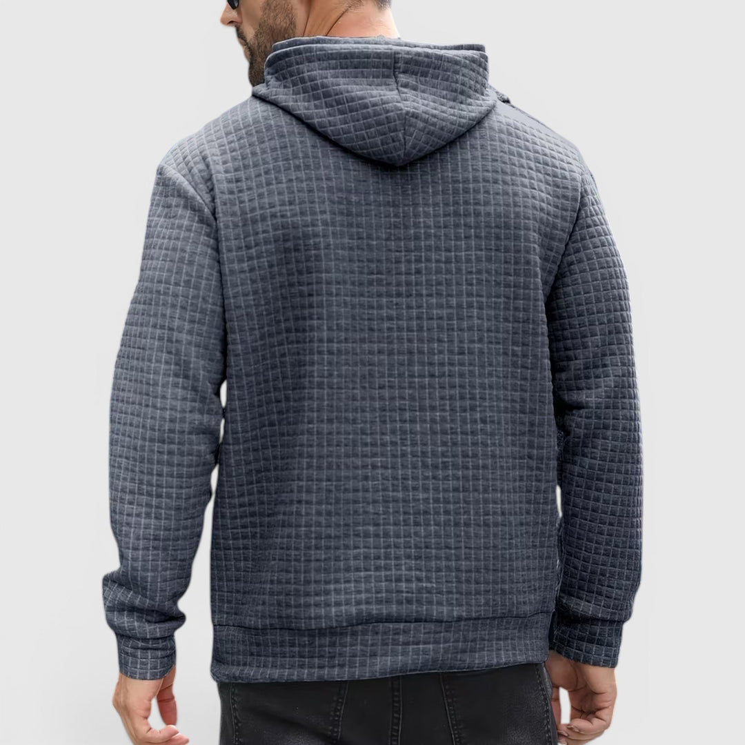 Fall men's comfortable hoodie, a versatile casual pullover for everyday style.