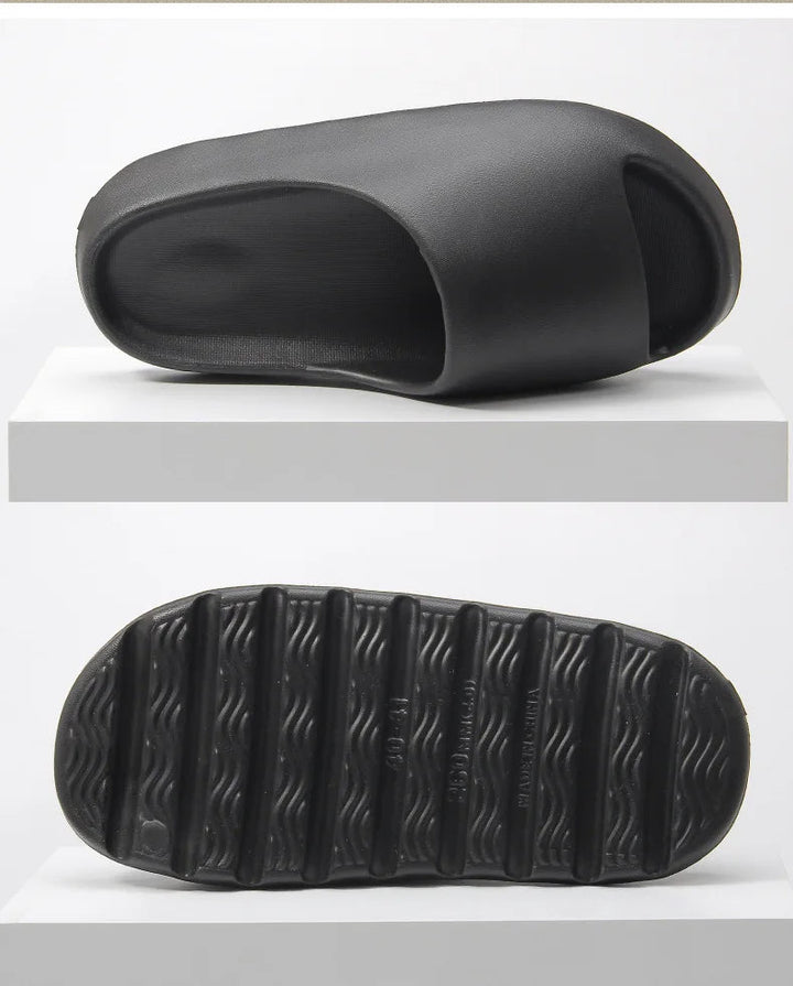 Everyday men's slip-on comfort slippers for casual wear. Enjoy easy on/off and superior comfort indoors & out.