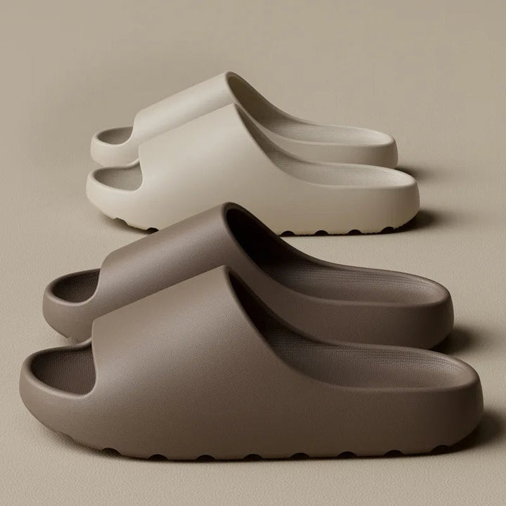 Lightweight men's comfort slip-on slippers with anti-slip sole, designed for casual indoor and outdoor everyday wear.