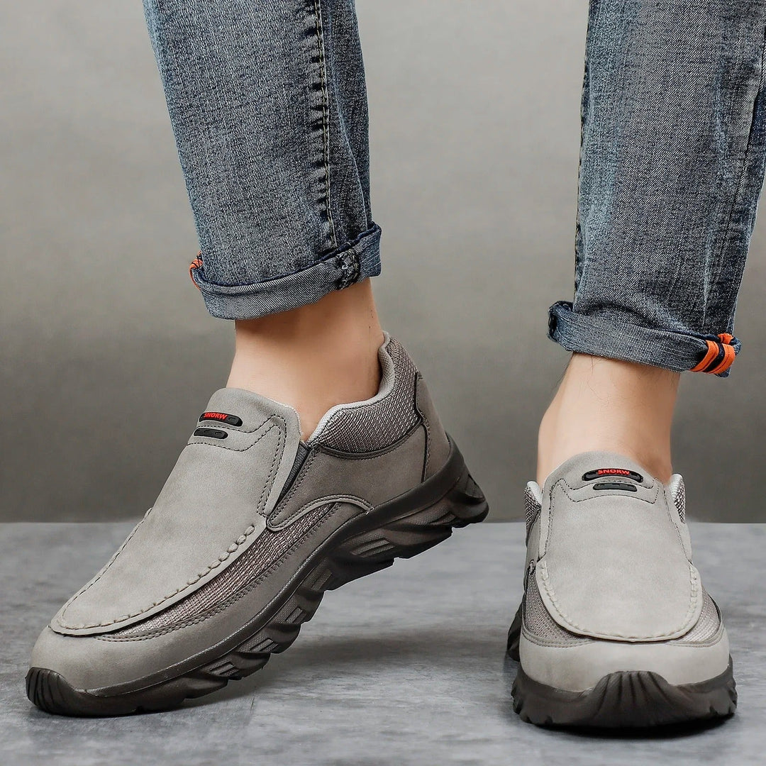 Men's comfort loafers, slip-on & breathable for long drives and casual outings. Lightweight men's spring/summer shoes.