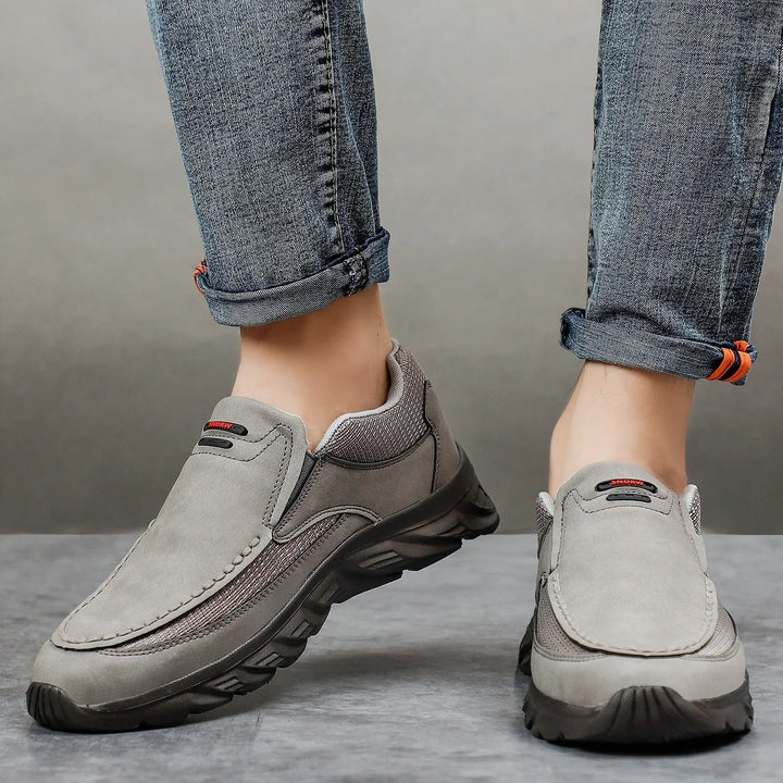 Men's comfort loafers, slip-on & breathable for long drives and casual outings. Lightweight men's spring/summer shoes.